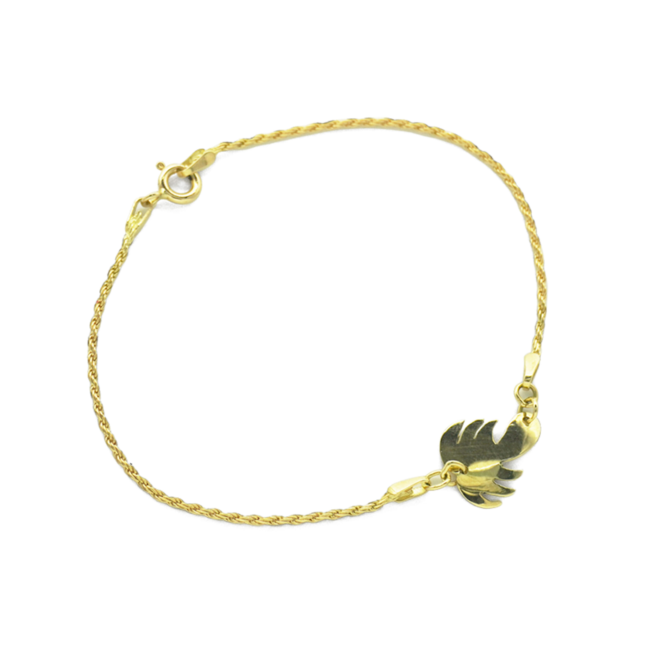 GOLD PALM BRACELET